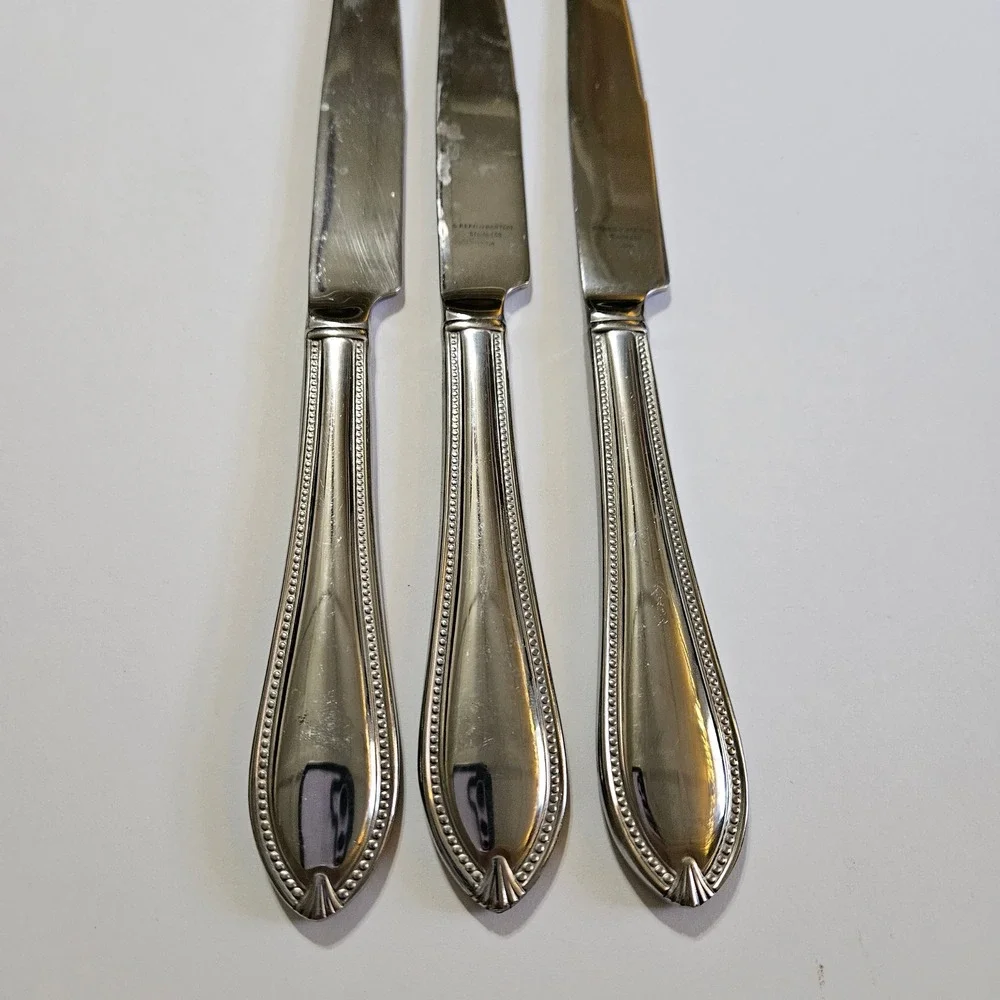 Reed & Barton Whitley Stainless Knives Set‎ of 3